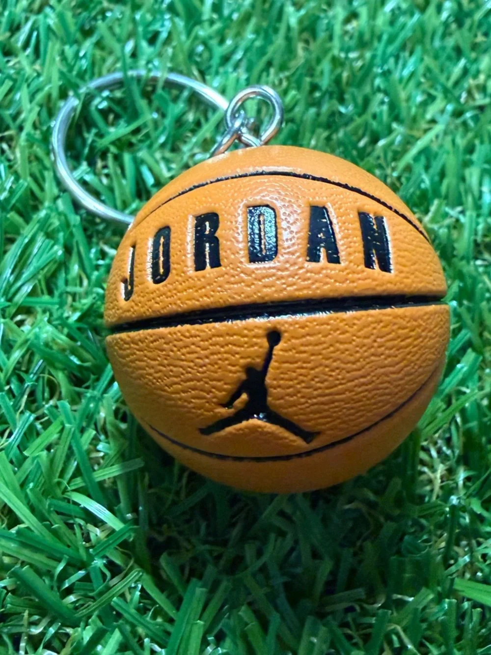 Nike, Spalding, Jordan Mini Basketball Keychain - Orange